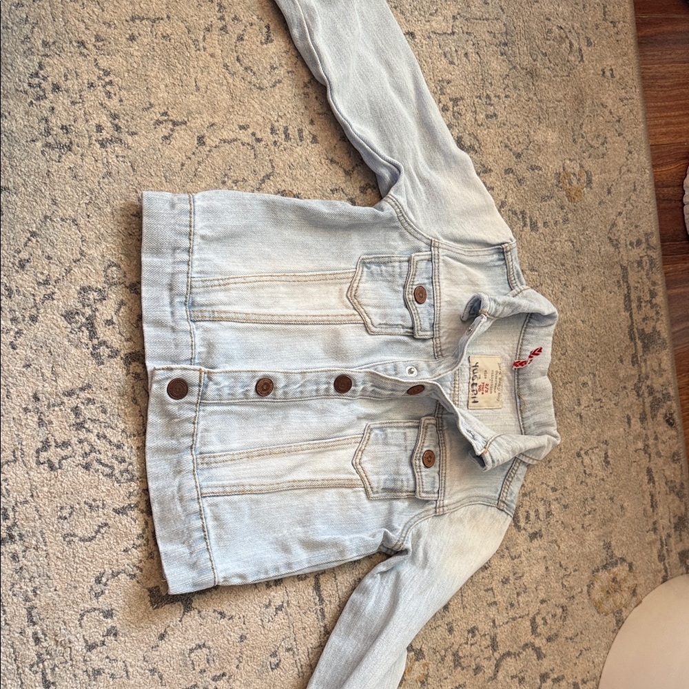 Zara Light Blue Kids Jean Jacket